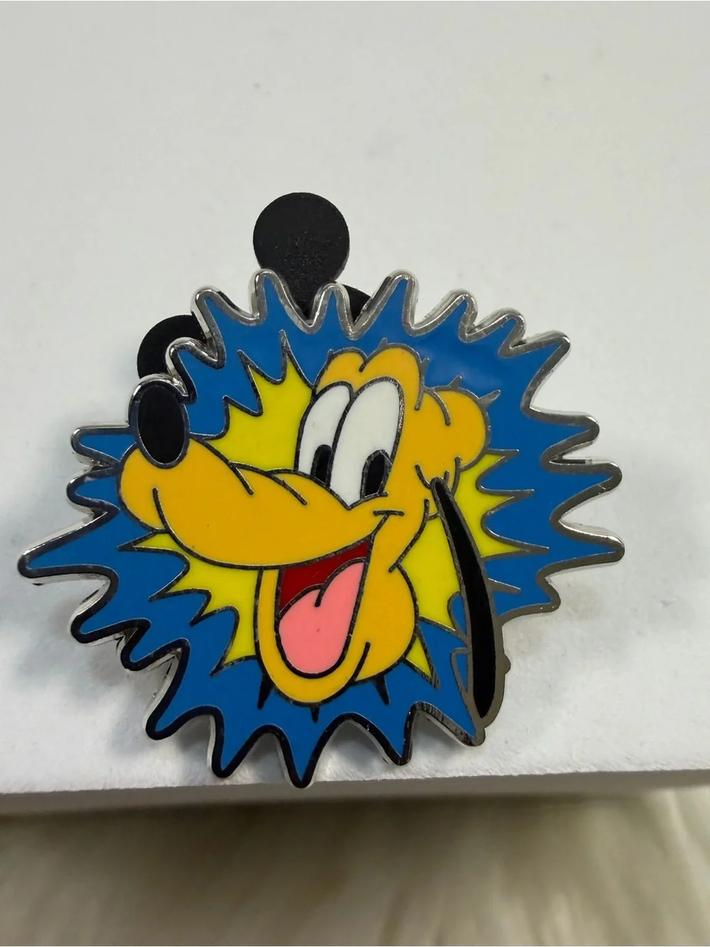 💙3/$20💙 Disney Pluto Enamel Pin - Yellow, Blue, Black